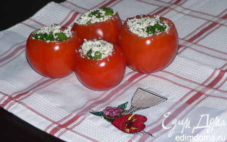 Рецепт Помидоры, фаршированные брынзой