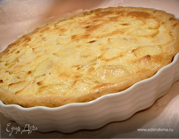 Цветаевский яблочный пирог – Самый нежный пирог с яблоками и сметанной заливкой