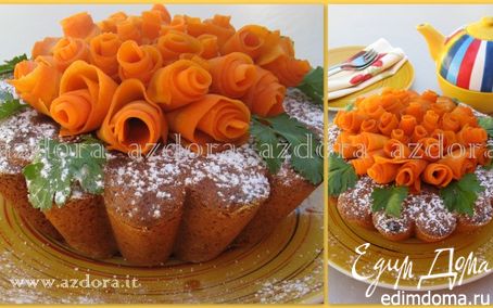 Рецепт Морковно-миндальный торт