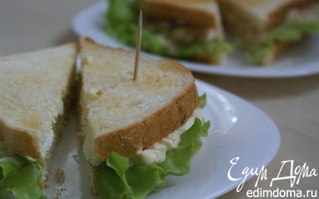 Рецепт Сэндвич с яичным салатом/Sandwich with egg salad