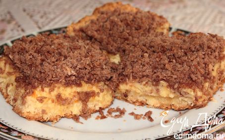 Рецепт Баварский пирог с кокосово-шоколадным штрейзелем