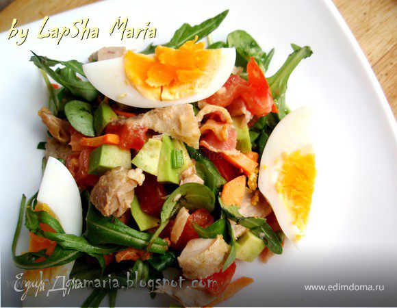 Салат с куриной грудкой и яйцами - пошаговый рецепт с фото на luchistii-sudak.ru