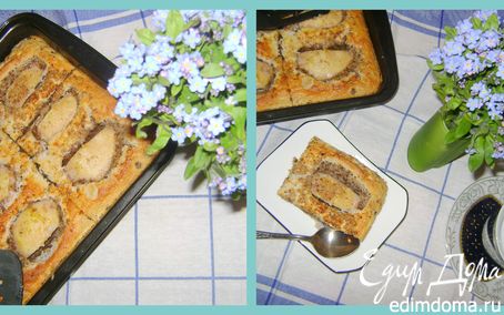 Рецепт Ореховый пирог с яблоками
