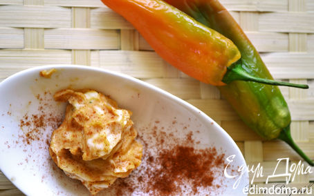 Рецепт Ароматное масло с печеными перцами и паприкой