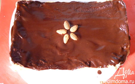 Рецепт Шарлотка с грушами и шоколадной помадкой
