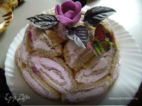Тортик "Вишнево-кокосовый купол"