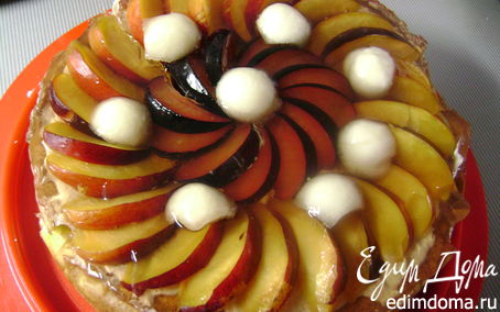 Рецепт Творожно-фруктовый пирог