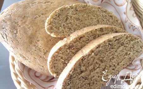 Рецепт Кукурузный хлеб с тмином и отрубями