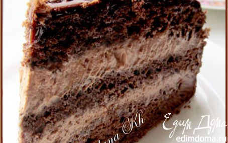 Рецепт Шоколадный "шифоновый" торт