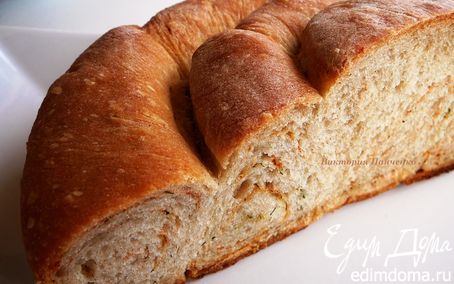 Рецепт Хлеб пшенично-ржаной с укропом и паприкой