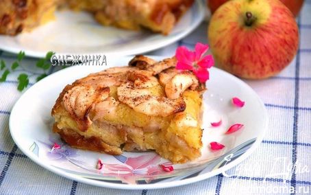 Рецепт Яблочный пирог-пудинг