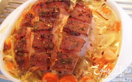 Рецепт Свинина запеченная "Хрустящая корочка" (Krustenbraten)