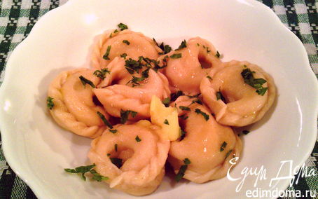 Рецепт Равиоли с брынзой и зеленью