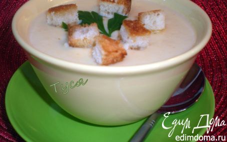 Рецепт Суп-пюре из цветной капусты со сливками и сыром