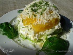Салат с апельсинами и сыром