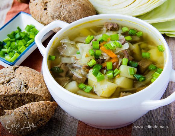 суп из говядины с капустой и грибами | Дзен