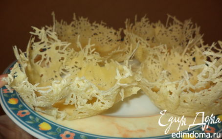 Рецепт корзиночки из сыра