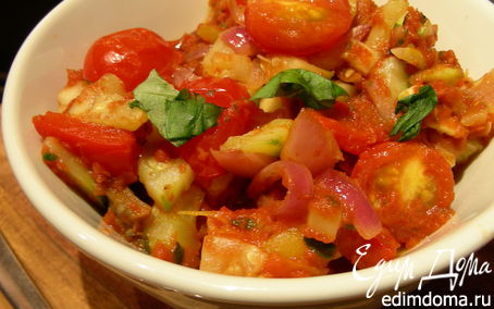 Рецепт Рататуй с вялеными томатами