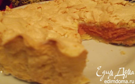 Рецепт Клюквенно-апельсиновый пирог с меренгой