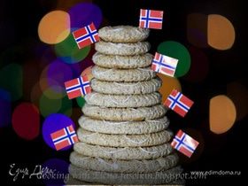 Норвежский миндальный торт
