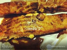 Филе лосося в маринаде с наршарабом