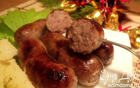 Рецепт Чешские рождественские винные колбаски