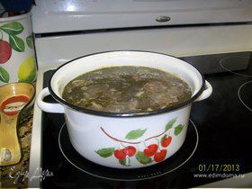 Суп перловый с грибами (Mushroom Barley Soup)