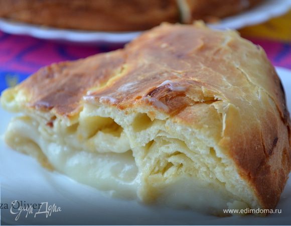 Пирог Фытыр с заварным кремом — рецепт с фото
