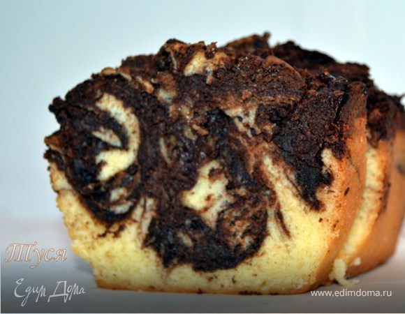 Творожно-шоколадный мраморный пирог, рецепт с фото — manikyrsha.ru