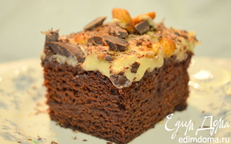 Рецепт Шоколадный кекс с арахисовым маслом