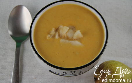 Рецепт Суп-пюре из сладкого картофеля, пастернака и груши