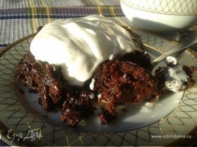 Сливочно-шоколадный кекс-пудинг по старинному рецепту