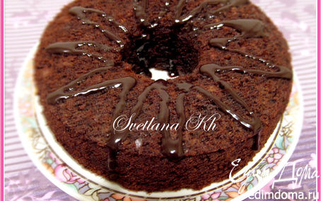 Рецепт Шоколадный кекс-бисквит с орехами