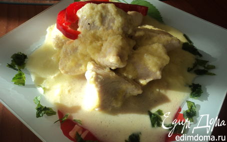 Рецепт Филе куриной грудки в мангово-сливочном соусе