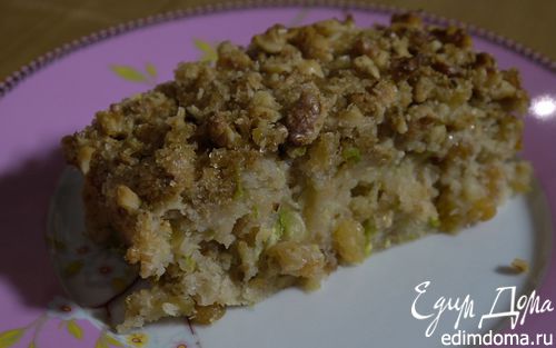 Рецепт Бабушкин пирог с кабачком, изюмом и грецкими орехами