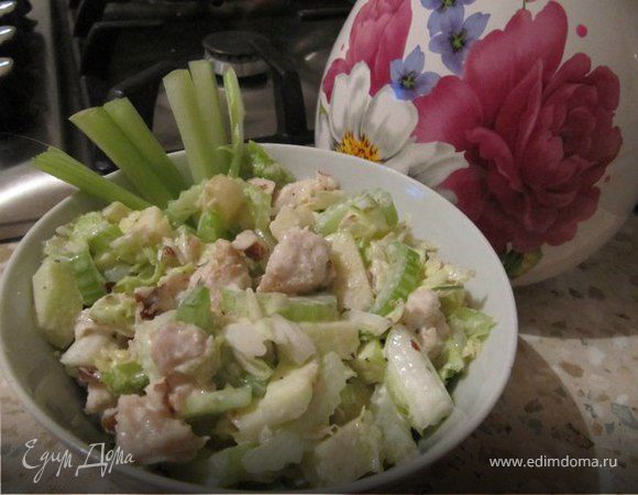 Рецепты салатов с курицей и сельдереем