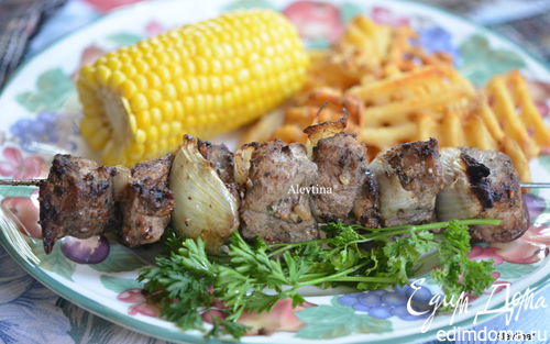 Рецепт Свиной шашлык на вине