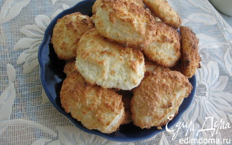 Рецепт Нежное творожно-кокосовое печенье