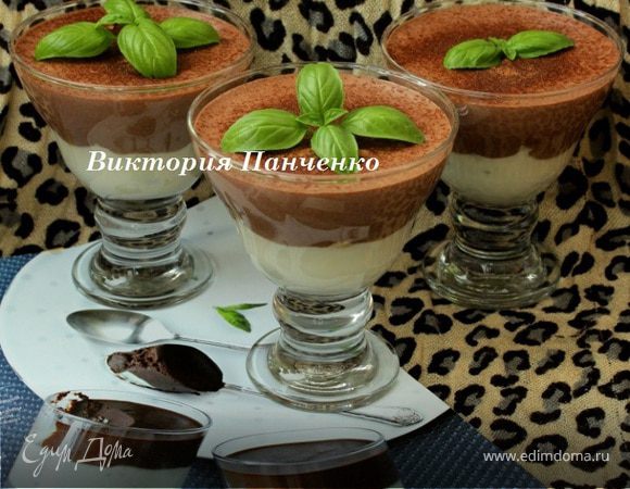 Шоколадный десерт с базиликом для Наташи Biondina