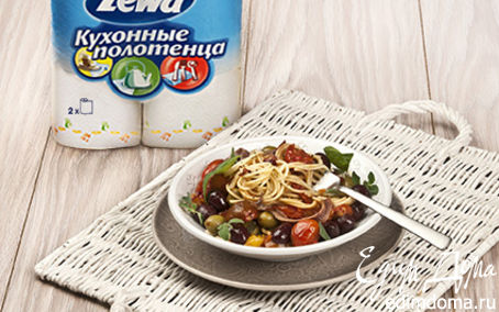 Рецепт Спагетти с помидорами и чили