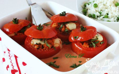 Рецепт Фаршированные помидоры в остром соусе