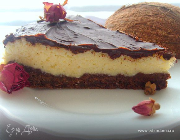 Шоколадно-кокосовый десерт "А-ля баунти"