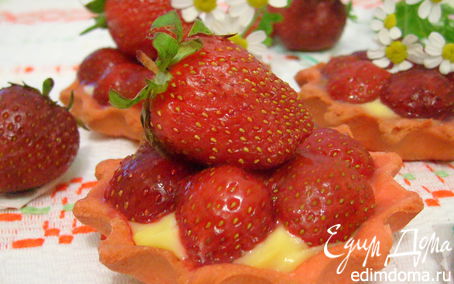 Рецепт Тарталетка с клубникой