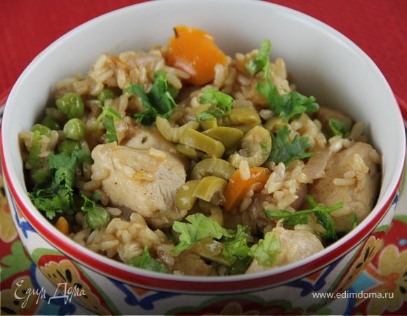 Куриная грудка, тушенная с овощами и рисом – пошаговый рецепт приготовления с фото