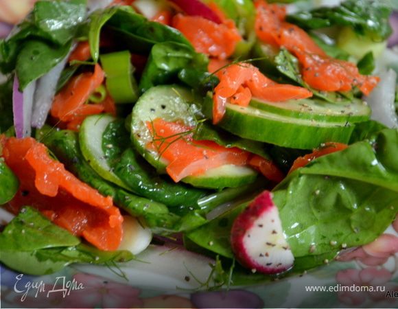 10 вкусных салатов со шпинатом
