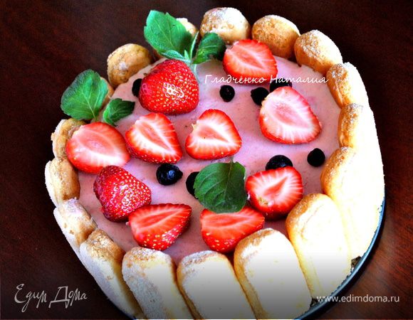 Йогуртовый торт с летними ягодами