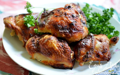 Рецепт Куриные бедрышки на кефирном маринаде
