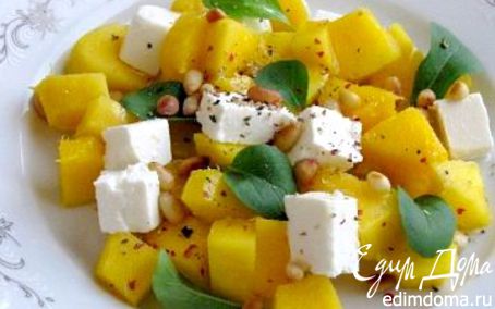Рецепт Салат с манго и фетой