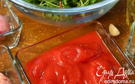 Рецепт Куриные фрикадельки в томатном соусе