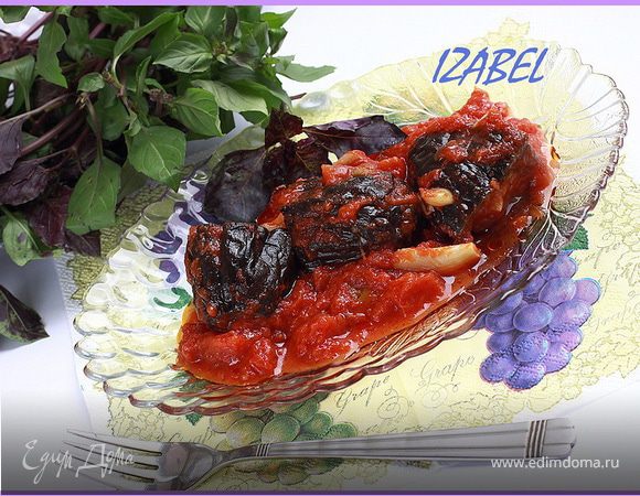 Баклажаны в томатном соусе по-армянски